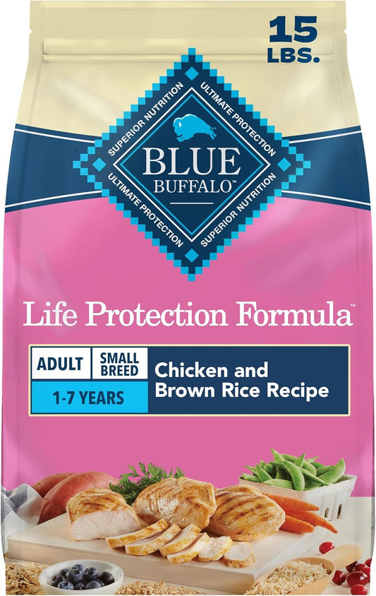 HOTBlue Buffalo Life Protection Formula Chicken Small Breed Dry Dog Food, 15lb | Real Chicken #1 Ingredient, Antioxidant-Rich LifeSource Bits, Supports Higher Energy Needs, Formulated for Small Breed Dogs