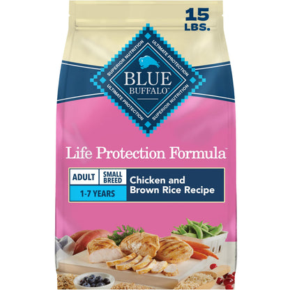 HOTBlue Buffalo Life Protection Formula Chicken Small Breed Dry Dog Food, 15lb | Real Chicken #1 Ingredient, Antioxidant-Rich LifeSource Bits, Supports Higher Energy Needs, Formulated for Small Breed Dogs