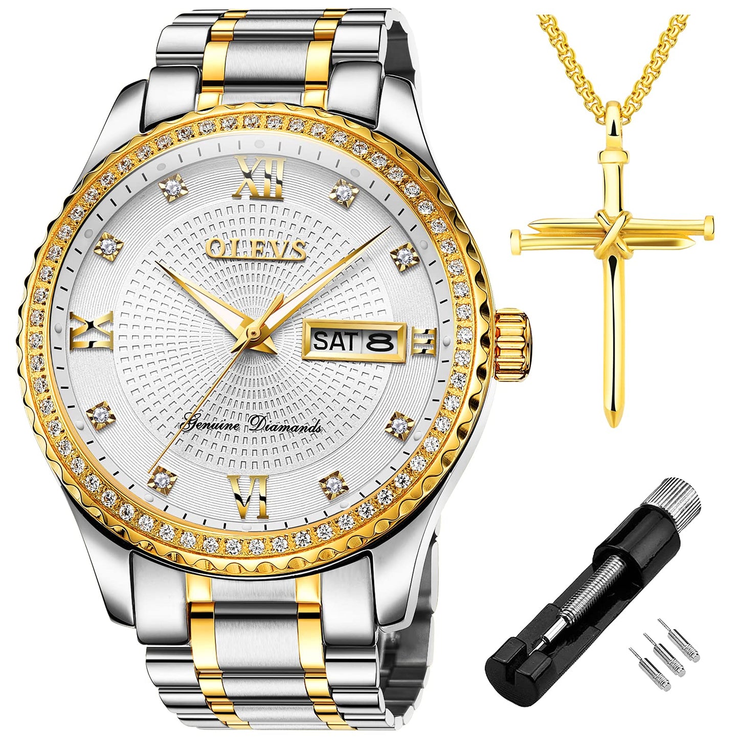 HOTOLEVS Men Leather Watches Black Ultra Thin 6.5mm Minimalist Dress Fashion Simple Casual Waterproof Date Watch for Men