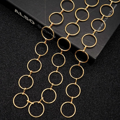 HOTLIMHOO Metal Waist Chain for Women Chunky Belly Link Chain Belt for Dresses