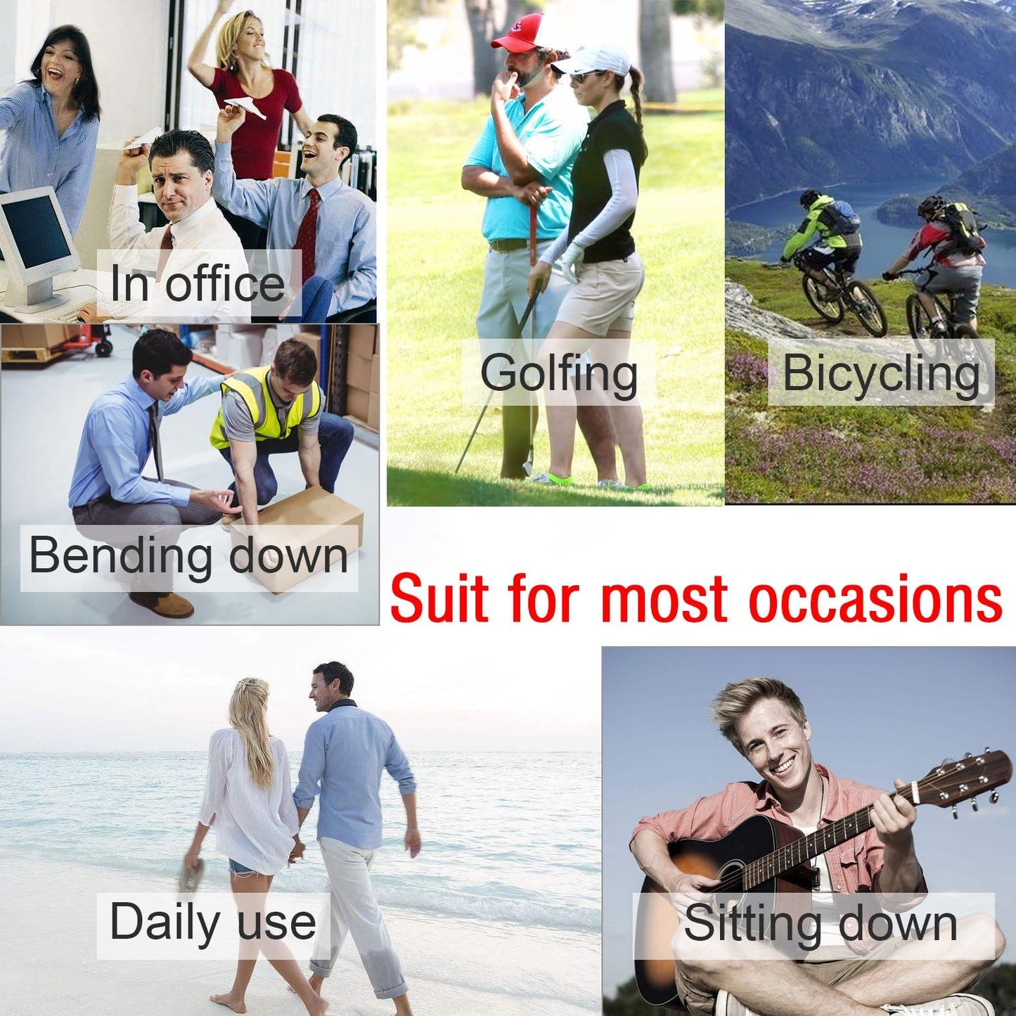 HOTXZQTIVE No Buckle Invisible Elastic Stretch Belt for Men/Women Fits waist 24-50in Father Day Gift