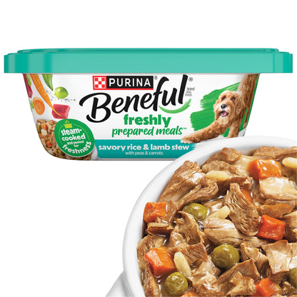 HOTPurina Beneful Gravy Wet Dog Food Variety Pack, Prepared Meals Stew - (12) 10 oz. Tubs