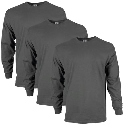 HOTGildan Adult Ultra Cotton Long Sleeve T-Shirt, Style G2400, Multipack