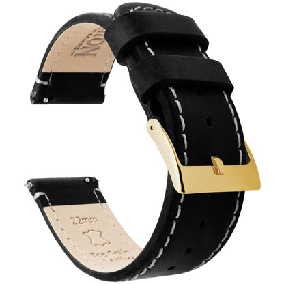 HOTBARTON WATCH BANDS - Top Grain Leather Watch Bands Compatible with Apple Watch Models - 1, 2, 3, 4, 5, 6, 7, 8, 9, 10, SE, Ultra & Ultra 2