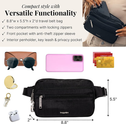 HOTBaggallini Securtex Anti-Theft Belt Bag