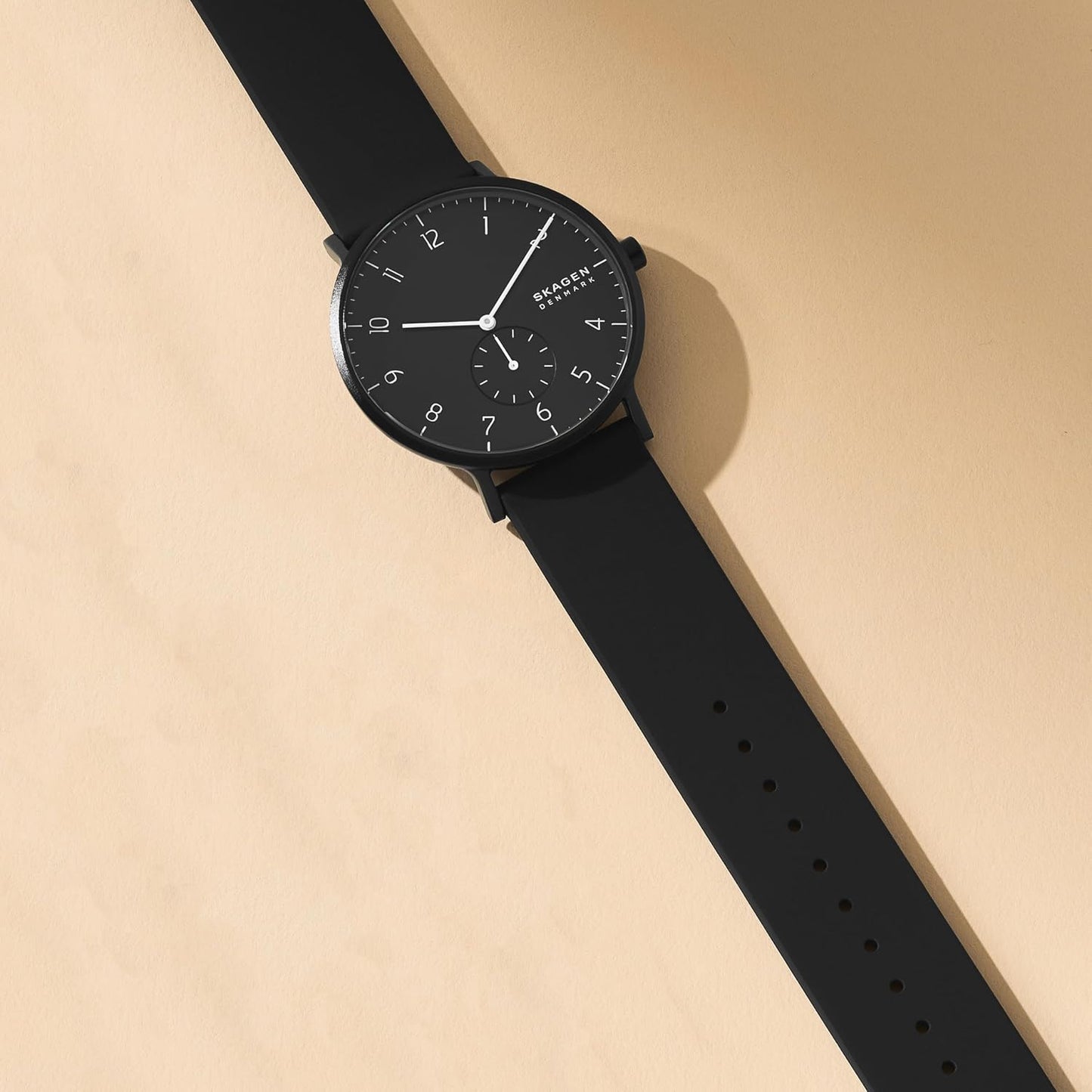 HOTSkagen Aaren Men's Watch or Women's Watch, Silicone Watch for Men or Women