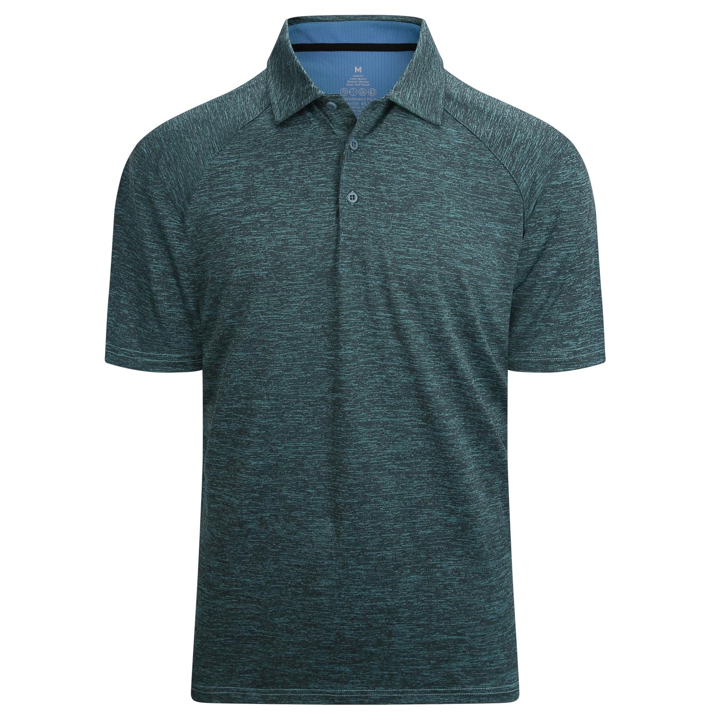 HOTAlex Vando Mens Golf Shirt Moisture Wicking Quick-Dry Short Sleeve Polo | UPF40,Soft & stretch,Sweat resistant,Multi-scene sports & office apparel