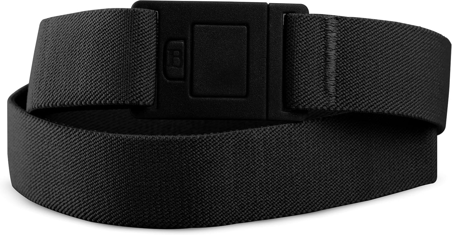 HOTBELTAWAY Easily Adjustable Elastic Flat Buckle No Show Belts for Women – Stretch No Bulge jeans pants