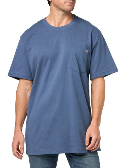 HOTDickies Men's Heavyweight Heathered Short Sleeve Pocket T-Shirt