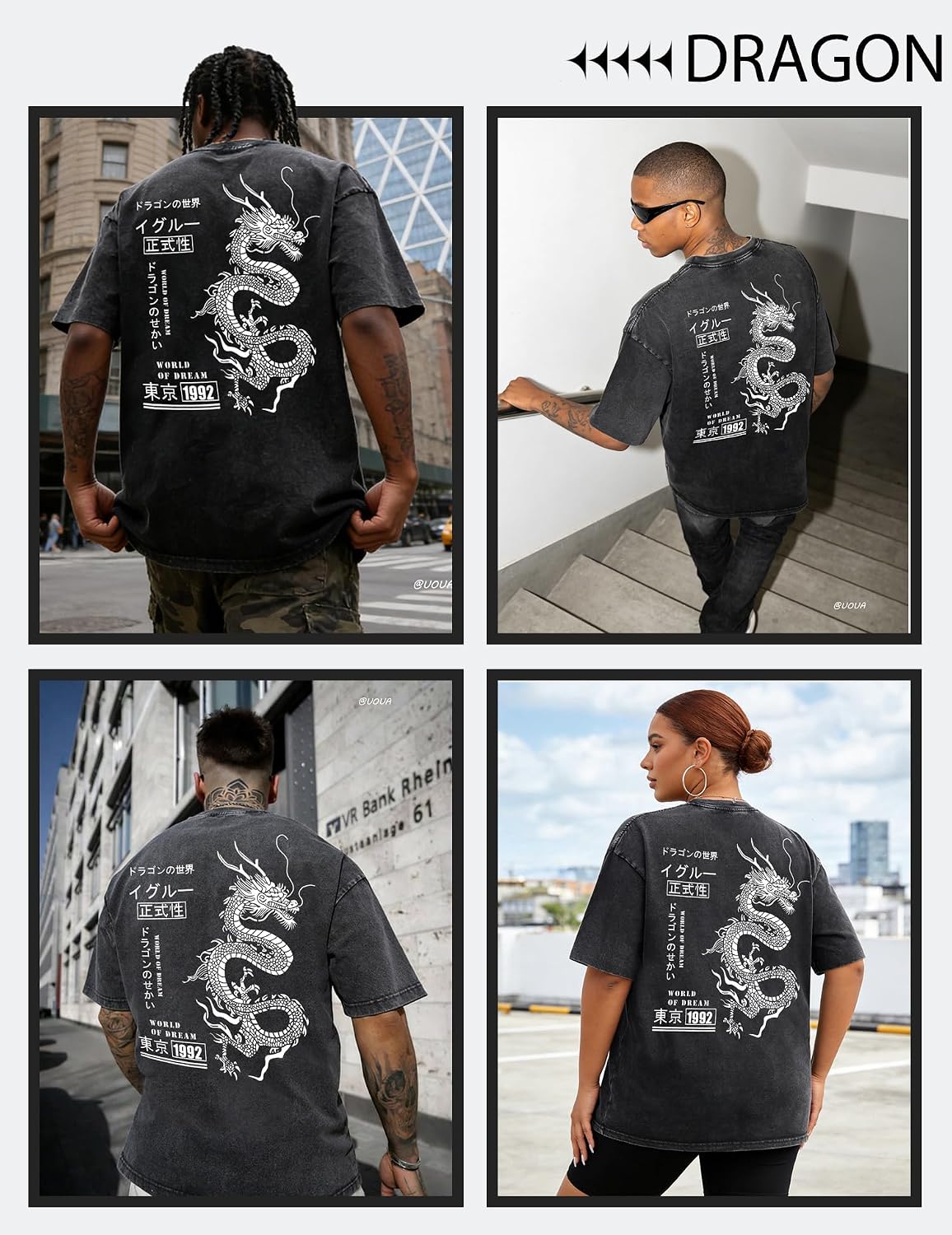 HOTUOUA Mens Graphic Tees Vintage Oversized T-Shirts Casual Acid Wash Cotton Streetwear (S-2XL)