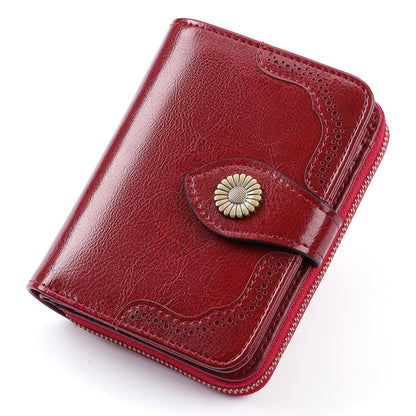 HOTSENDEFN Leather Credit Card Holder RFID Blocking Wallet for Women Large Capacity Card Case Organizer Wristlet with 35 Slots