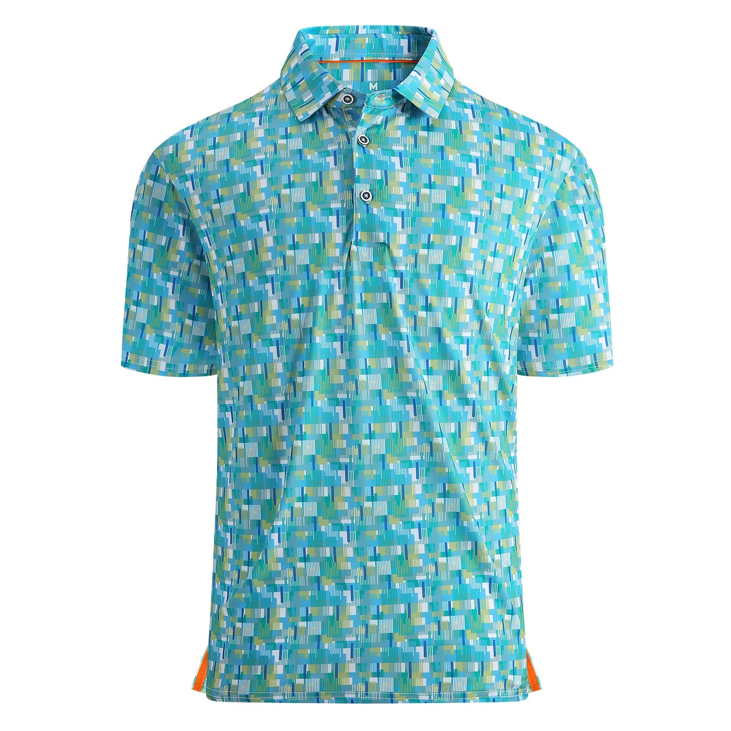 HOTDamipow Premium Golf Shirts for Men Dry Fit Performance Polo Short Sleeve Collared Shirt