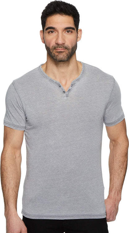 HOTLucky Brand Men's Venice Burnout Notch Neck Tee Shirt