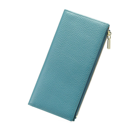 HOTGOIACII Womens Wallet Kiss Lock Bifold Leather Wallets for Women Green | Vintage Wallet for Women,Ladies Clutch Purse,Women's Card Holder Wallet with Zipper