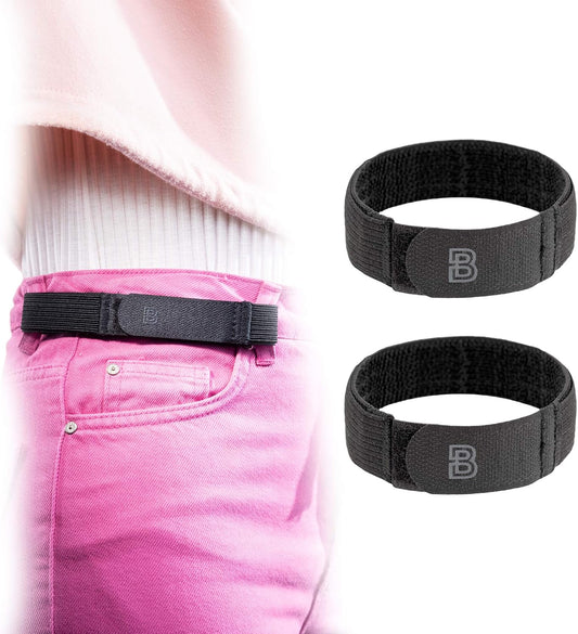 HOTBeltBro For Women No Buckle Elastic Belt — Fits 1 Inch Belt Loops, Easy To Use
