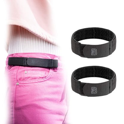 HOTBeltBro For Women No Buckle Elastic Belt — Fits 1 Inch Belt Loops, Easy To Use