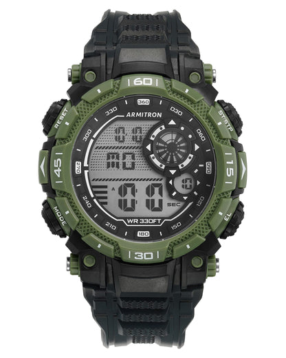HOTArmitron Sport Men's Digital Chronograph Resin Strap Watch, 40/8397