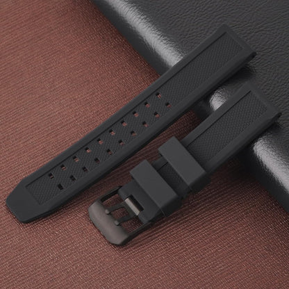 HOTWatch Band Compatible with Luminox, 23mm Soft Rubber Silicone Replacement Wrist Strap for Luminox 3050 8800 and 3950 Series Watch, Black
