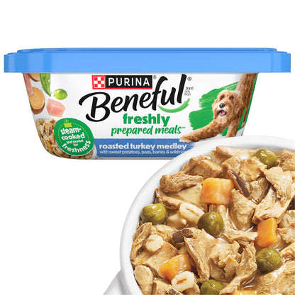 HOTPurina Beneful Gravy Wet Dog Food Variety Pack, Prepared Meals Stew - (12) 10 oz. Tubs
