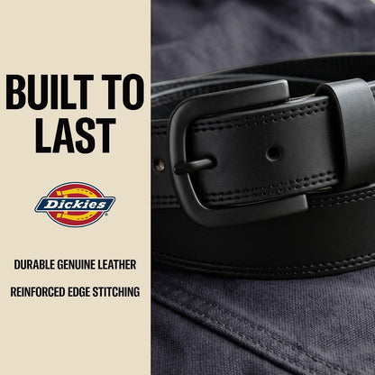 HOTDickies Men's Genuine Leather Work Casual Belt