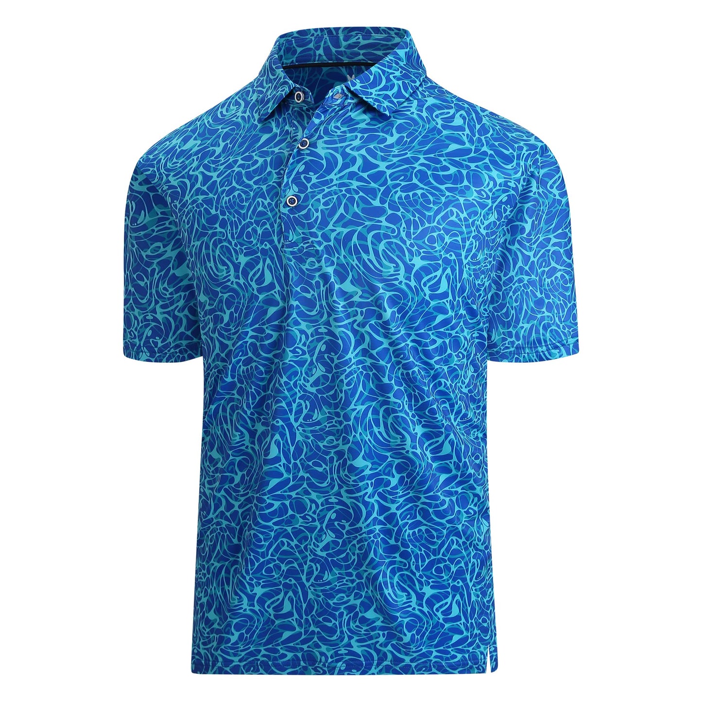 HOTDamipow Premium Golf Shirts for Men Dry Fit Performance Polo Short Sleeve Collared Shirt