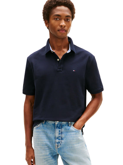 HOTTommy Hilfiger Mens Short Sleeve Cotton Pique Polo Shirt in Regular Fit