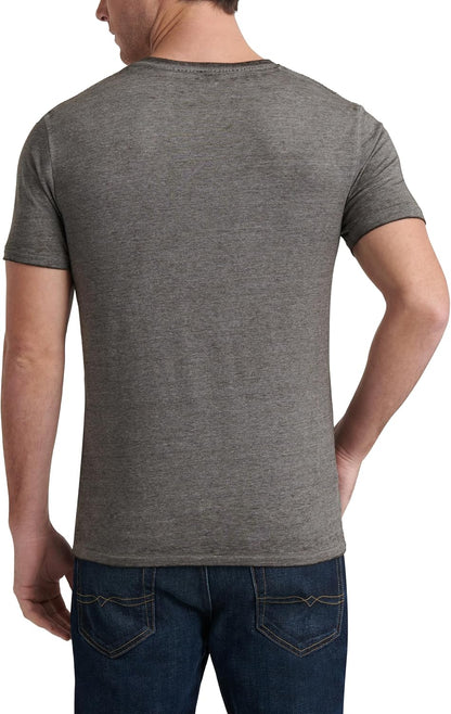 HOTLucky Brand Men's Venice Burnout V Neck Tee