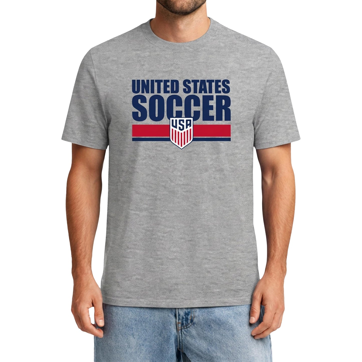 HOTIcon Sports Officially Licensed US Soccer Federation Cotton T-Shirt - Unisex Adult