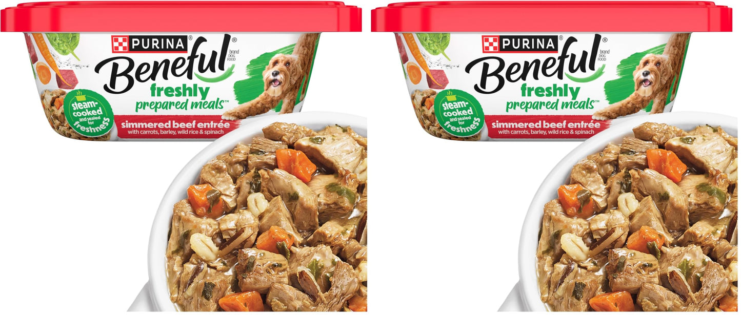 HOTPurina Beneful Gravy Wet Dog Food Variety Pack, Prepared Meals Stew - (12) 10 oz. Tubs