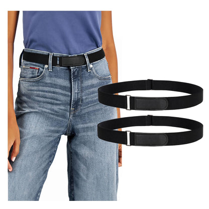 HOTJASGOOD Crop Top Tuck Waist Band Adjustable Band Tucking Sweaters Shirts Elastic Stretch Belts for Women Change Style of Tops