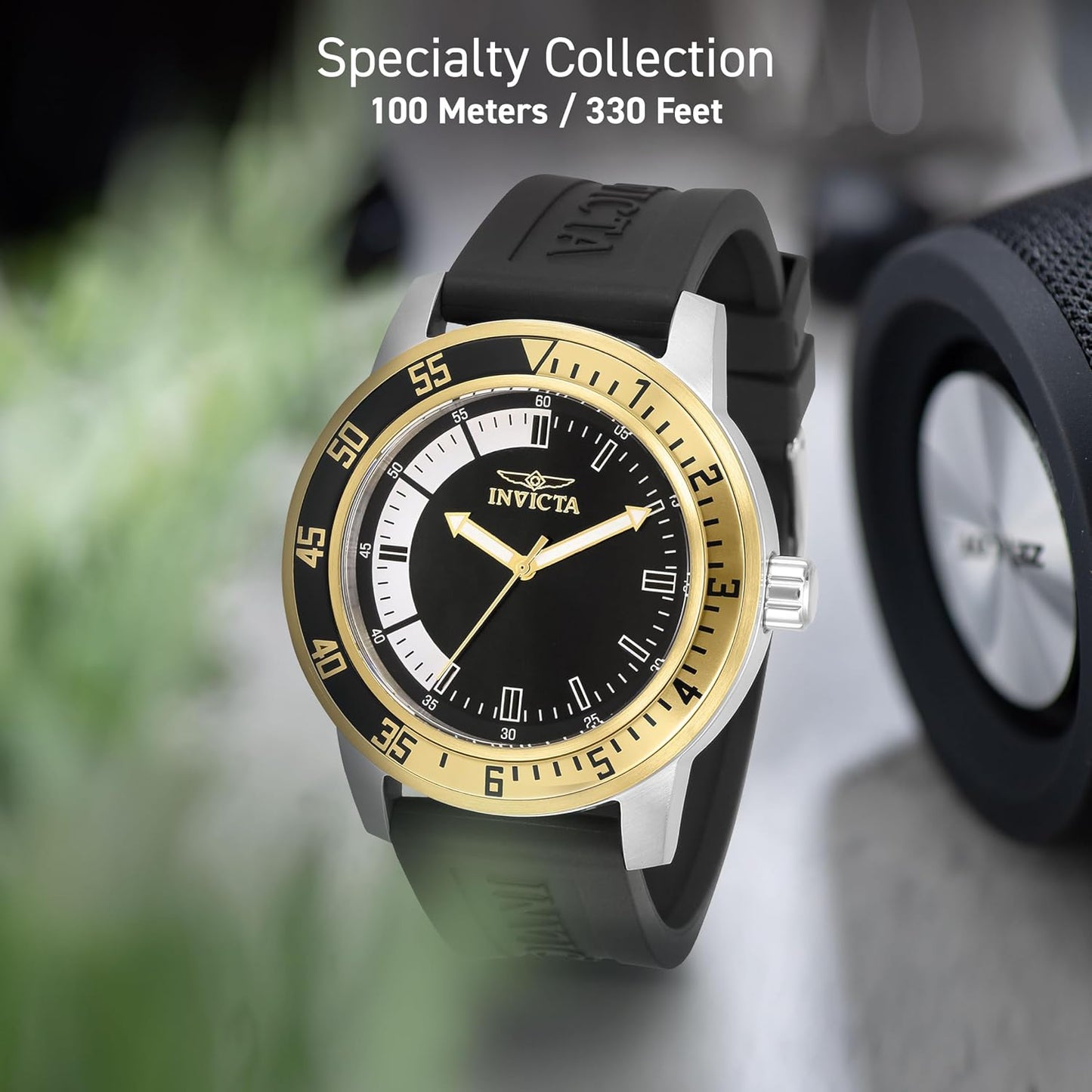 HOTInvicta Men's Specialty Silicone Quartz Watch