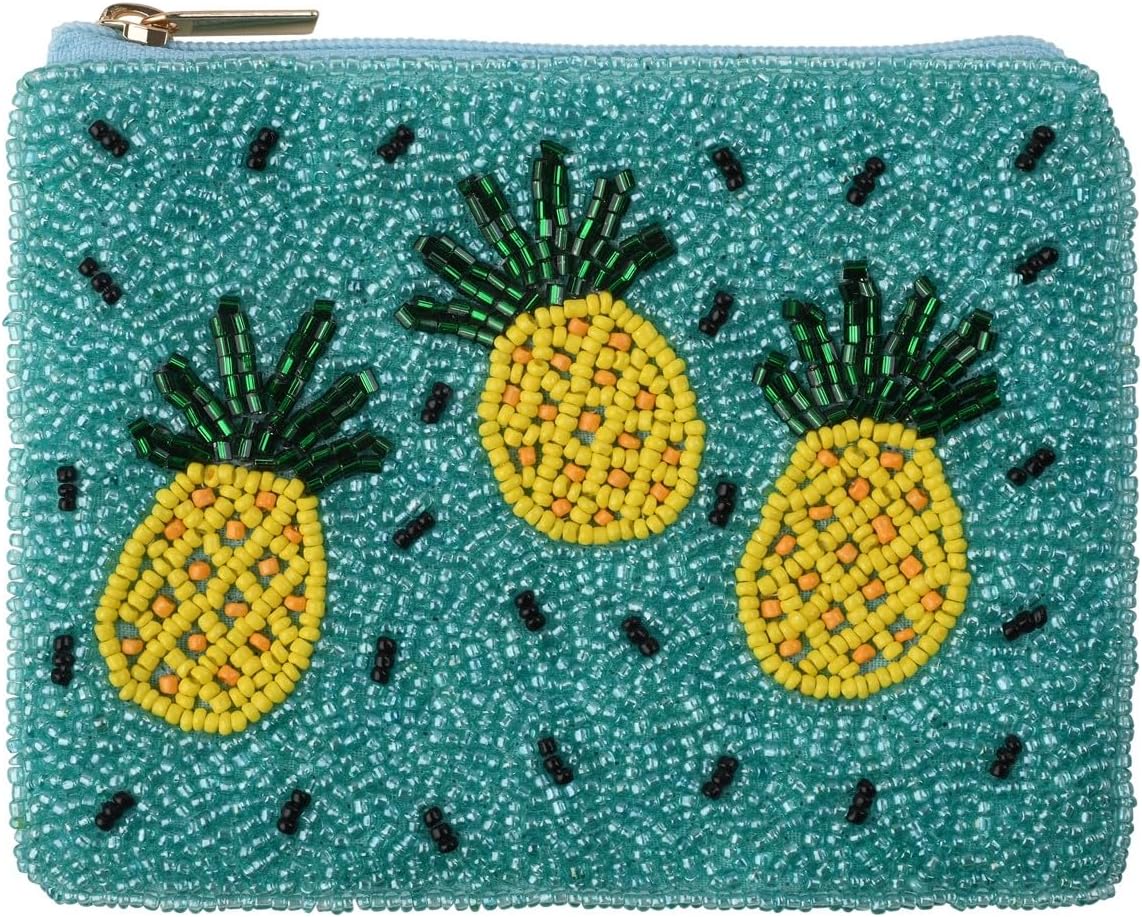 HOTBamboo Trading Pineapple Essential Pouch, 3.5-Inch, Multicolor