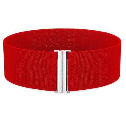HOTSANSTHS Women Wide Elastic Belts for Dresses Corset Waist Belts Ladies Cinch Belts Thick Stretchy Waistband