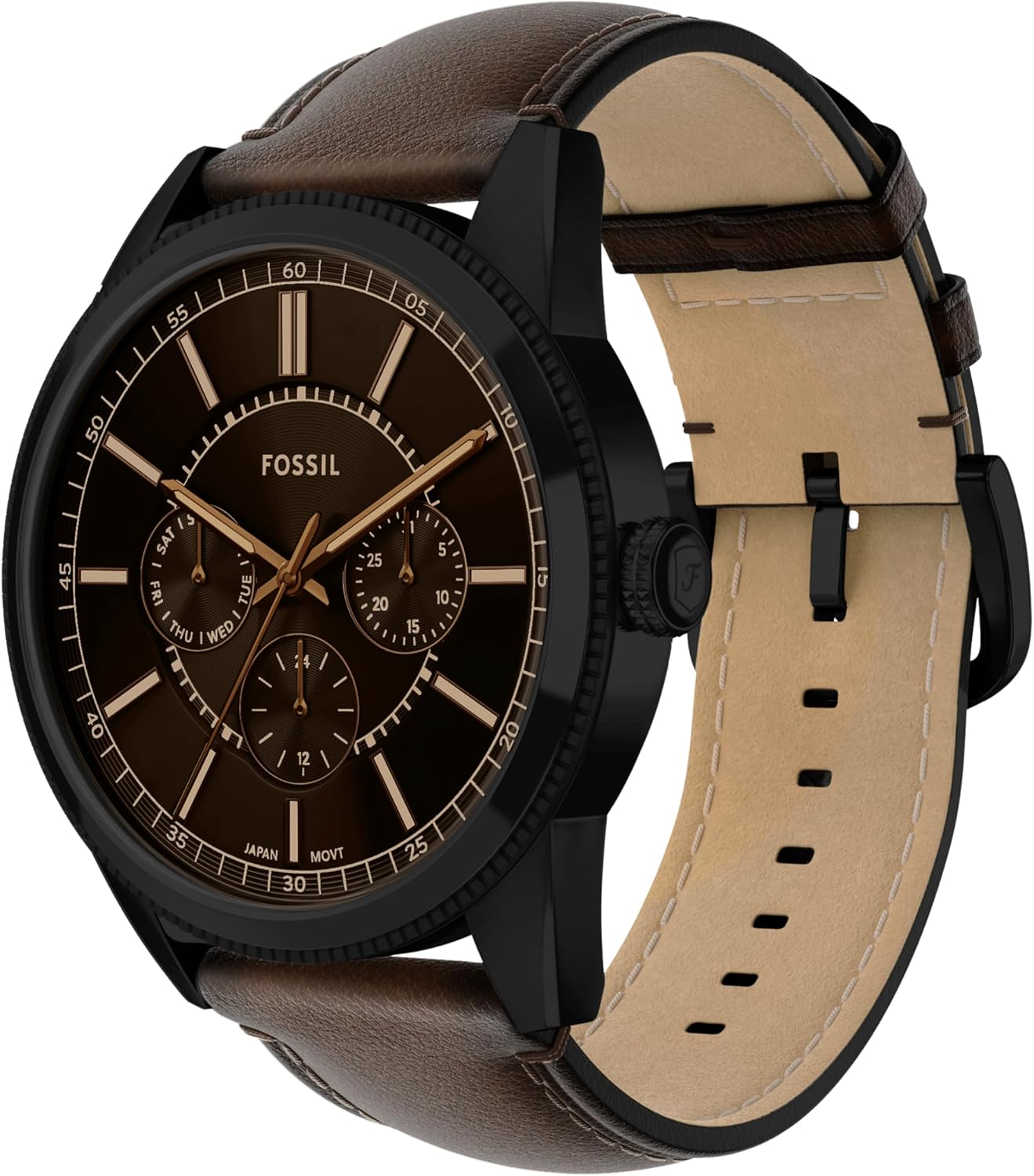 HOTFossil Men's Watch, Pearson Multifunction Stainless Steel Watch for Men