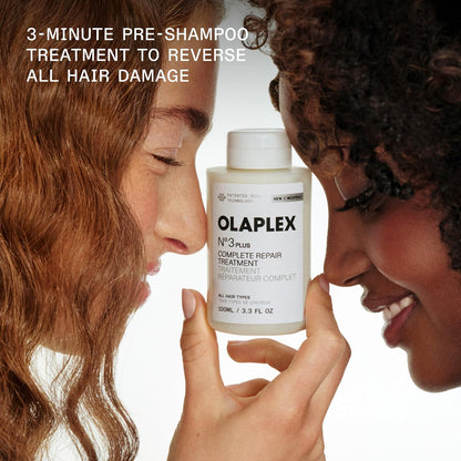HOTOlaplex N°.3PLUS Complete Repair Treatment: 3-minute Pre-shampoo Treatment to Immediately Repair Hair Damage for Softer, Stronger Hair | For Coily, Curly, Straight, and Wavy