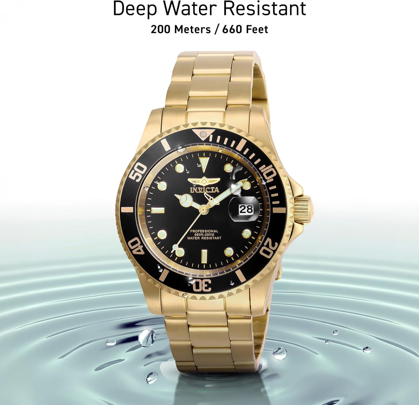 HOTInvicta Men's Pro Diver Quartz Watch with Stainless Steel Strap