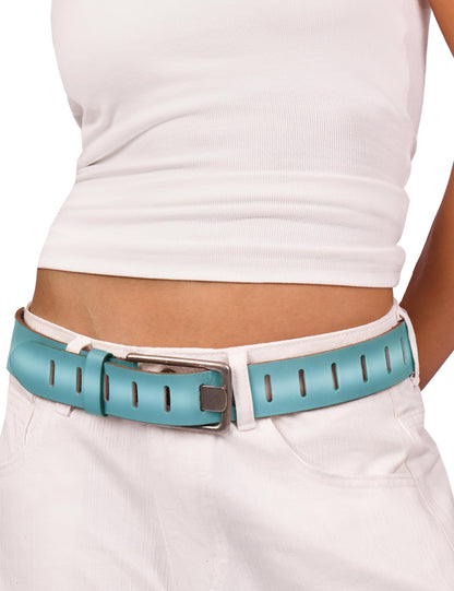 HOTWomens Genuine Leather Belt for Jeans Pants Width 1.57" Western Cowgirl Wide Belts for Ladies with Gift Box