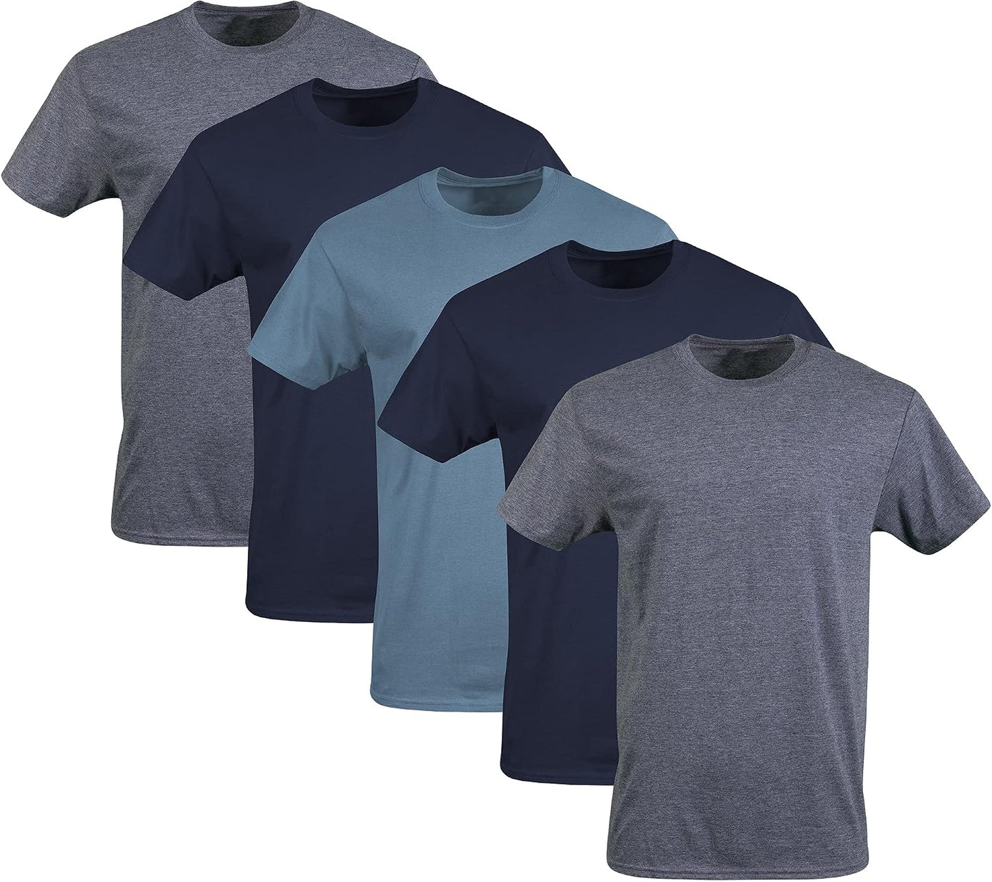 HOTGildan Men's Crew T-Shirts, Multipack, Style G1100