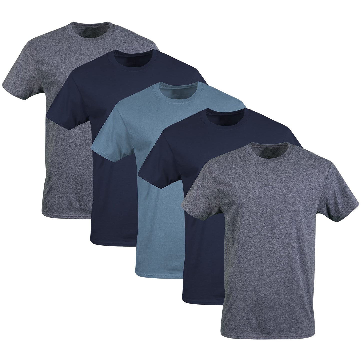 HOTGildan Men's Crew T-Shirts, Multipack, Style G1100