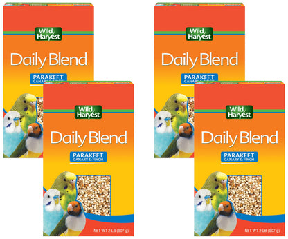HOTWild Harvest Daily Blend Nutrition Diet for Parakeet, Canary and Finch 10 Pounds, Orange flavour