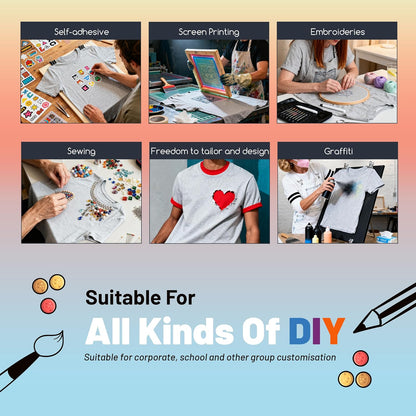 HOTJoyclub 5 PCS Unisex Sublimation Blanks Bulk Polyester T Shirts for Sublimation Crew Neck Short Sleeve Wholesale DIY Gifts