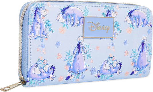 HOTDisney Eeyore Wallet Purses for Women, Teens, Card Holder, Coin Purse, Travel Wallet, Cute Zipper Long Clutch Accessory, Gifts for Women