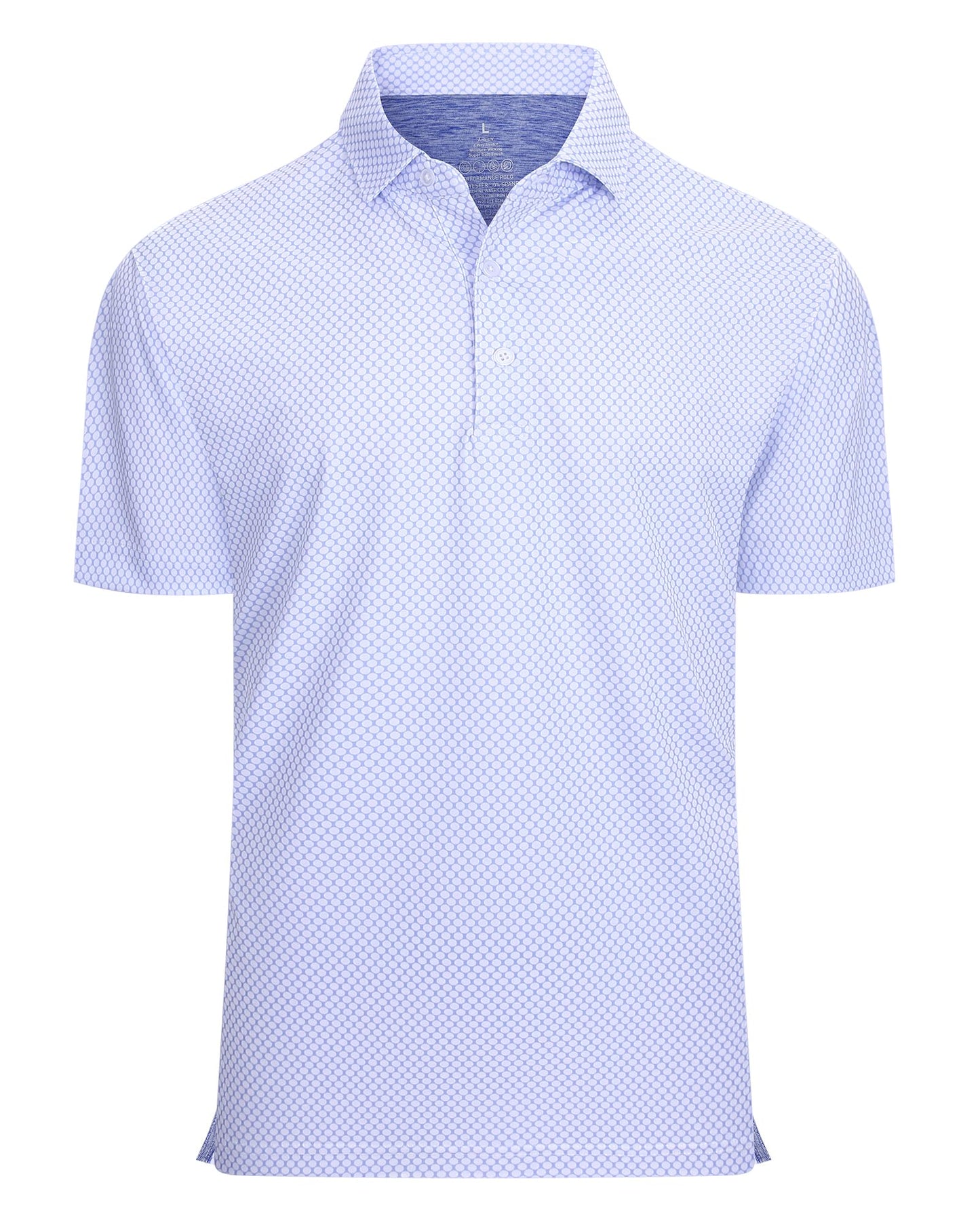 HOTDamipow Premium Golf Shirts for Men Dry Fit Performance Polo Short Sleeve Collared Shirt