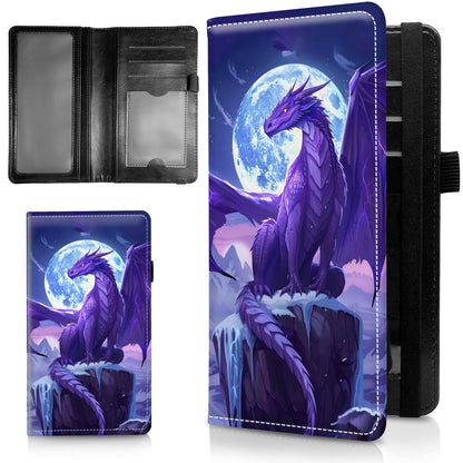 HOTLeather Checkbook Covers for Personal Checkbook Check book Holder Cover Wallets for Women Men,RFID-Blocking Slim Checkbook Cover for Duplicate Checks with Elastic Strap,Colorful Turtle
