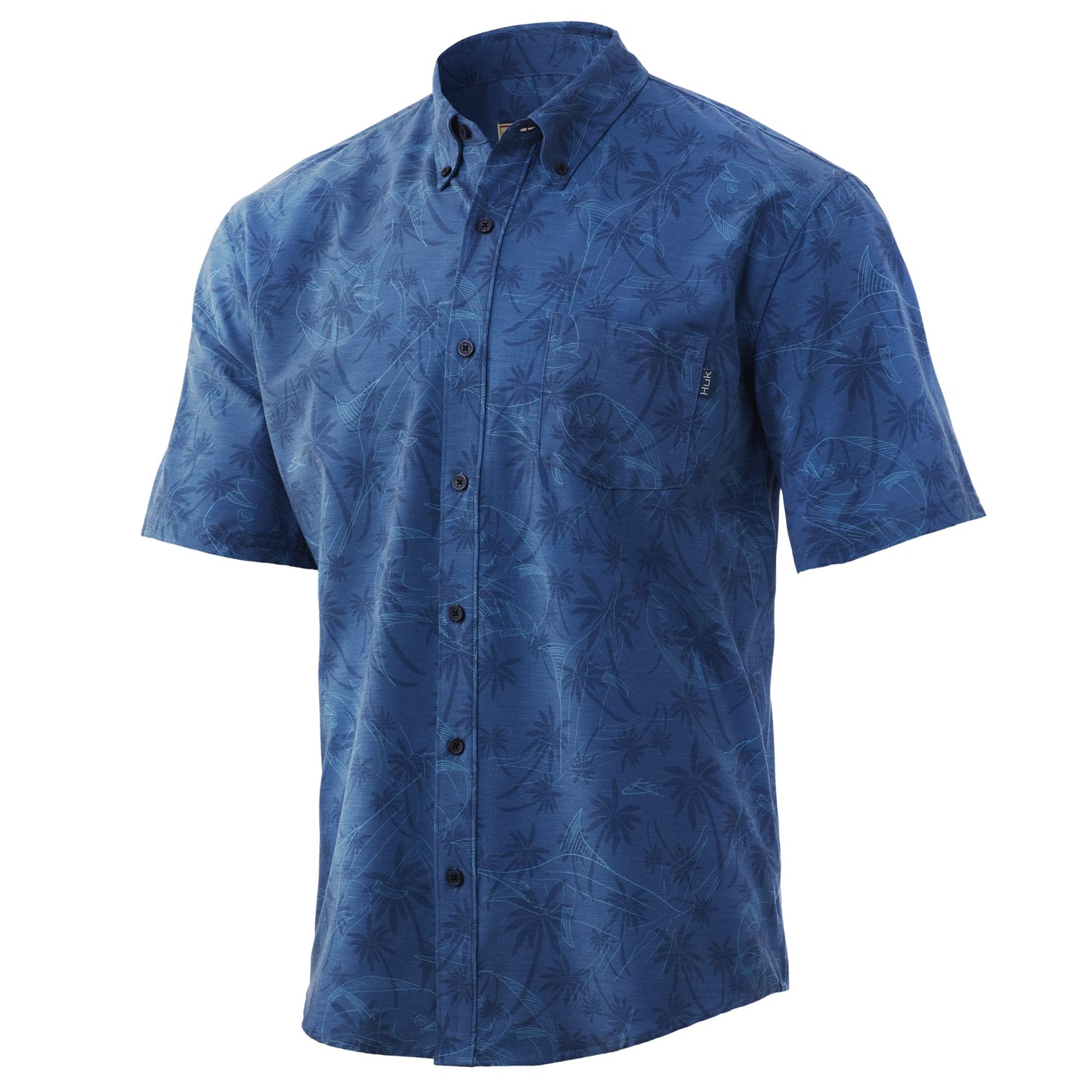 HOTHUK Mens Kona Short Sleeve Shirt | Performance Button Down