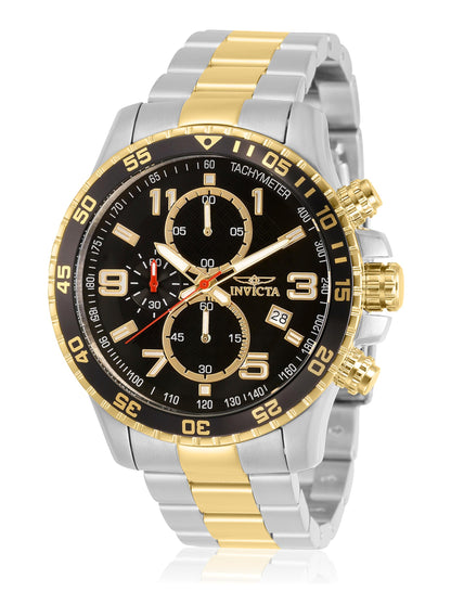 HOTInvicta Men's Specialty Chronograph Textured Dial Stainless Steel Watch