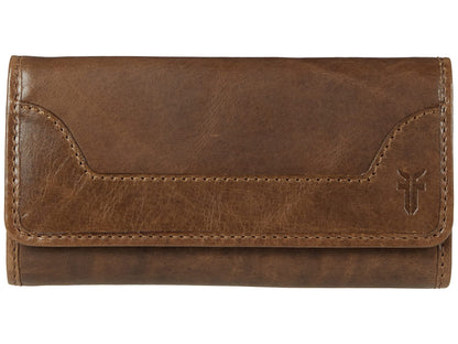 HOTFrye Melissa Wallet Cognac Antique Pull Up One Size