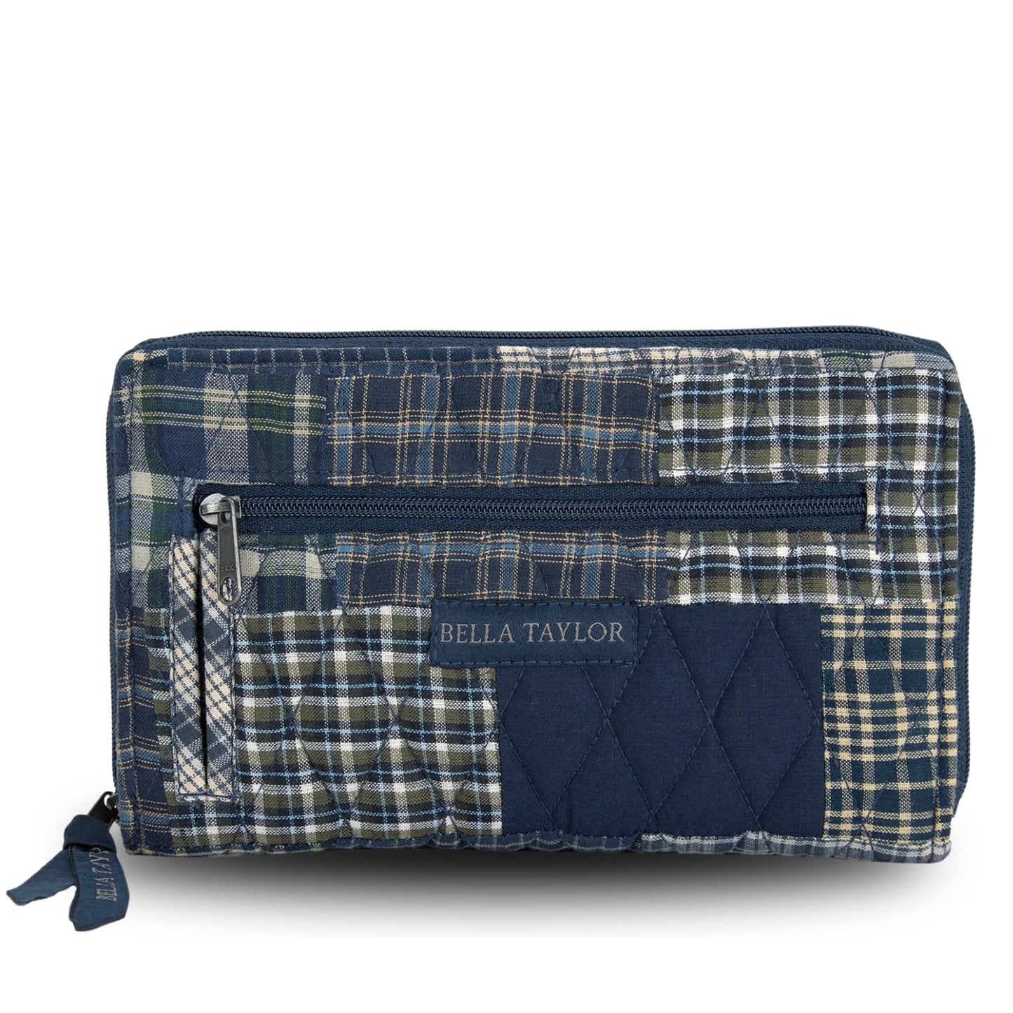 HOTBella Taylor Wrist Strap Wallet, Quilted Wristlet for Women | Lightweight, RFID blocking wristlet wallet, 11 card organizer, 4 cash/receipt slots, secure zipper, holds more, stays slim