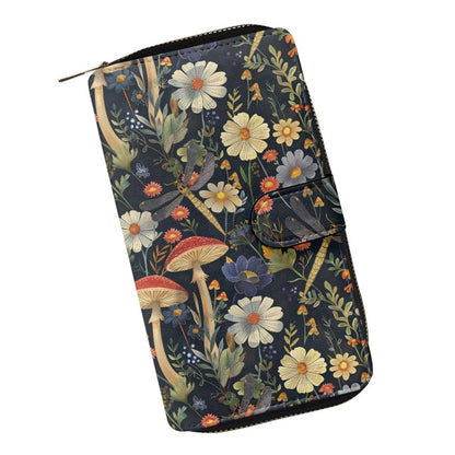 HOTCOEQINE Animal Wallet, Cute Chicken Long Leather Money Bag, Handbag With Zipper for Coin Phone, Travel Handbag for Party