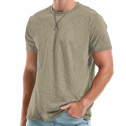 HOTKLIEGOU Men's T-Shirts - Premium Cotton Crew Neck Tees S - 4XL